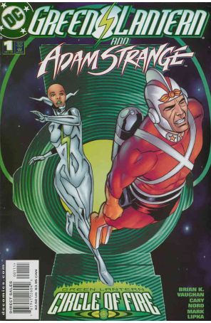 Green Lantern/Adam Strange 1 published by DC with cover art by Rodolfo Damaggio