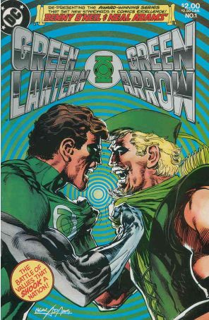 Green Lantern/Green Arrow 1 published by DC with cover art by Neal Adams