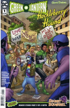 Green Lantern/Huckleberry Hound Special 1 published by DC with cover art by Sami Basri