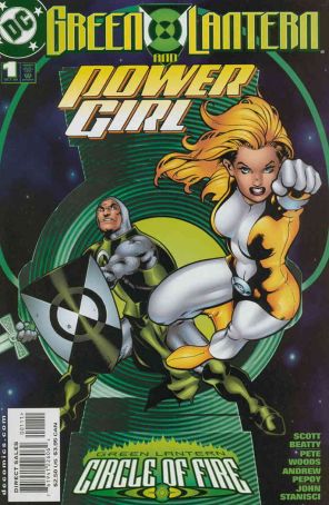 Green Lantern/Power Girl 1 published by DC with cover art by Cary Nord