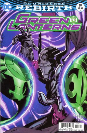 Green Lanterns 19A published by DC with cover art by Emanuela Lupacchino