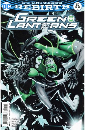 Green Lanterns 20A published by DC with cover art by Emanuela Lupacchino