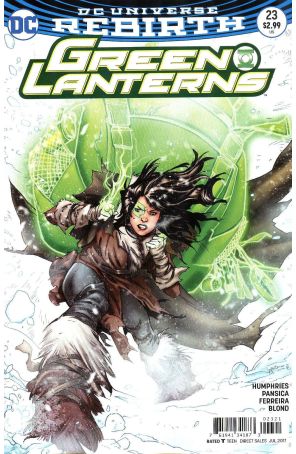 Green Lanterns 23A published by DC with cover art by Emanuela Lupacchino