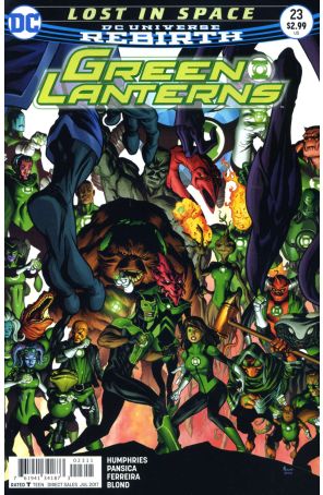 Green Lanterns 23 published by DC with cover art by Mike McKone
