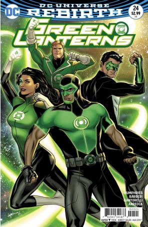 Green Lanterns 24A published by DC with cover art by Emanuela Lupacchino