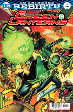 Green Lanterns 27A published by DC with cover art by Emanuela Lupacchino