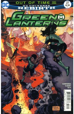 Green Lanterns 27 published by DC with cover art by Brad Walker