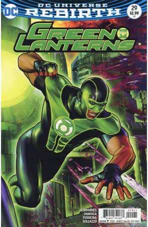 Green Lanterns 29A published by DC with cover art by Brandon Peterson