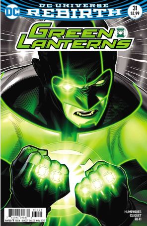 Green Lanterns 31A published by DC with cover art by Brandon Peterson