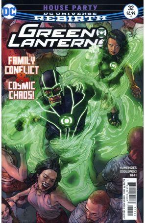 Green Lanterns 32 published by DC with cover art by Ricardo Federici