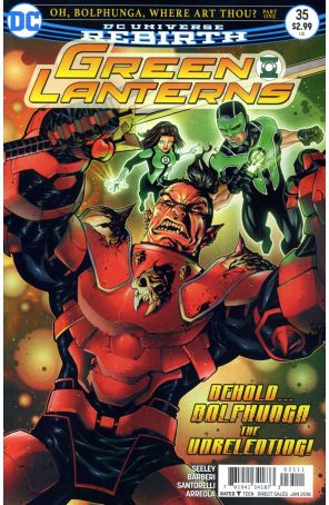 Green Lanterns 35 published by DC with cover art by Mike Mckone