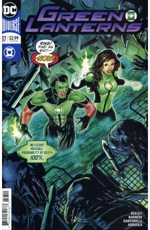 Green Lanterns 37 published by DC with cover art by Mike Mckone