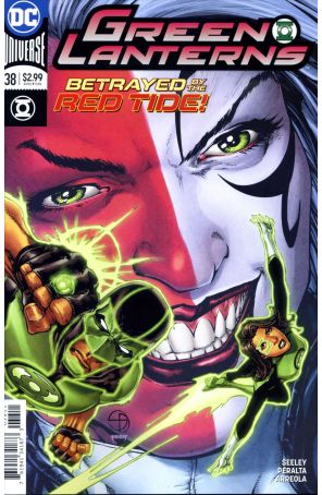 Green Lanterns 38 published by DC with cover art by Shane Davis