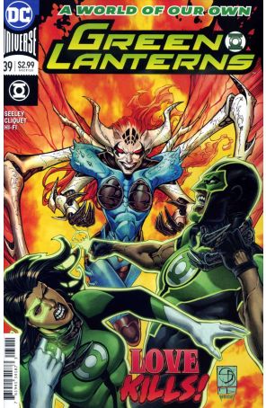 Green Lanterns 39 published by DC with cover art by Shane Davis