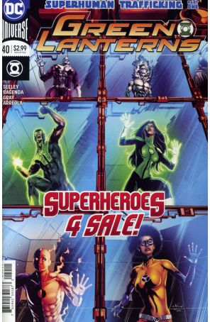 Green Lanterns 40 published by DC with cover art by Will Conrad