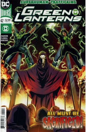 Green Lanterns 42 published by DC with cover art by Will Conrad