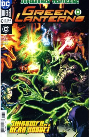 Green Lanterns 43 published by DC with cover art by Will Conrad