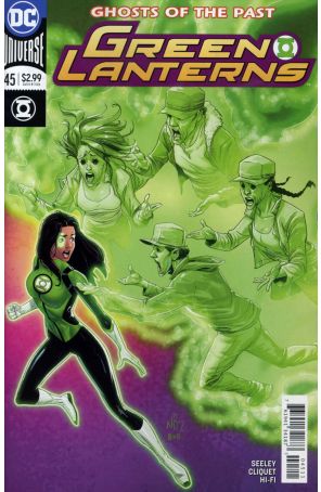 Green Lanterns 45 published by DC with cover art by Will Conrad