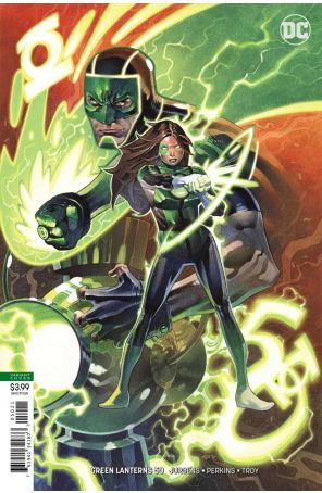 Green Lanterns 50A published by DC with cover art by Chris Stevens