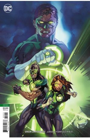 Green Lanterns 52A published by DC with cover art by Chris Stevens