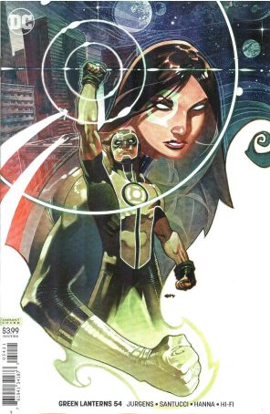 Green Lanterns 54A published by DC with cover art by Chris Stevens