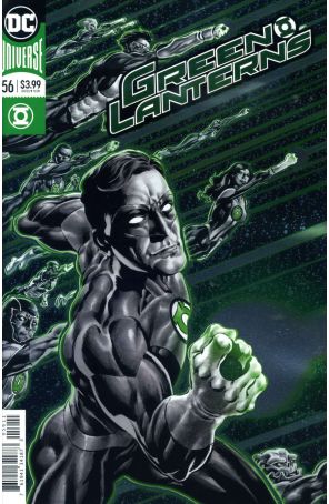 Green Lanterns 56 published by DC with cover art by Mike Perkins