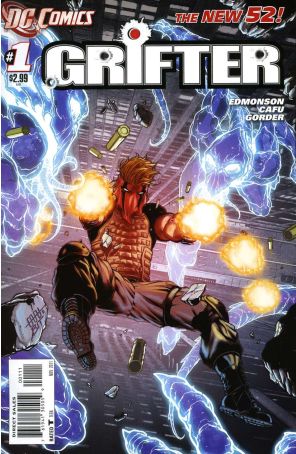 Grifter (3rd Series) 1 published by DC with cover art by Cafu