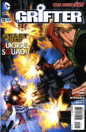Grifter (3rd Series) 15 published by DC with cover art by Scott Clark