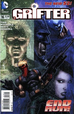 Grifter (3rd Series) 16 published by DC with cover art by Scott Clark