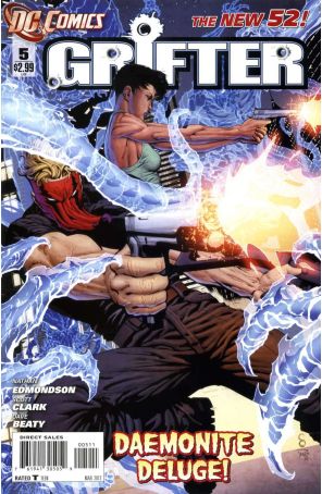 Grifter (3rd Series) 5 published by DC with cover art by Scott Clark
