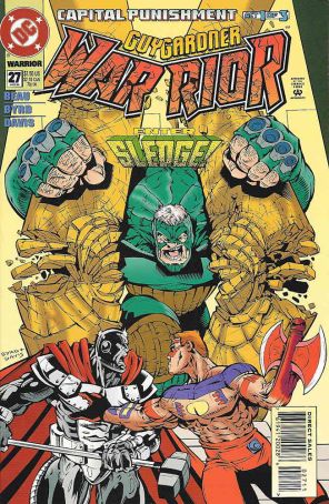 Guy Gardner: Warrior 27 published by DC with cover art by Mitch Byrd