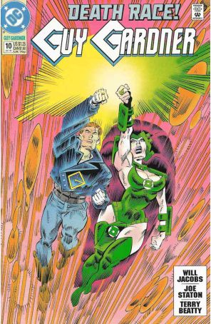Guy Gardner 10 published by DC with cover art by Joe Staton