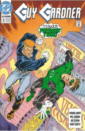 Guy Gardner 6 published by DC with cover art by Joe Staton