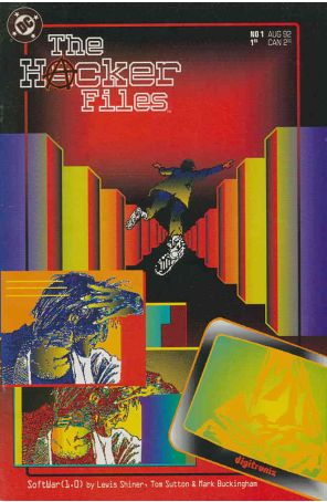The Hacker Files 1 published by DC with cover art by Tom Canty