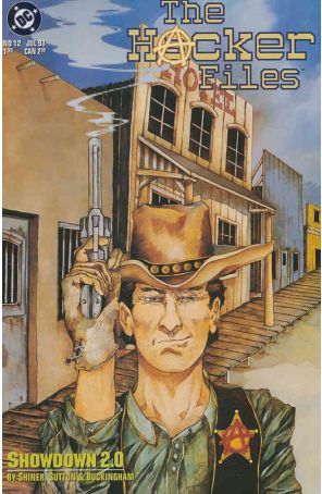 The Hacker Files 12 published by DC with cover art by Tom Canty