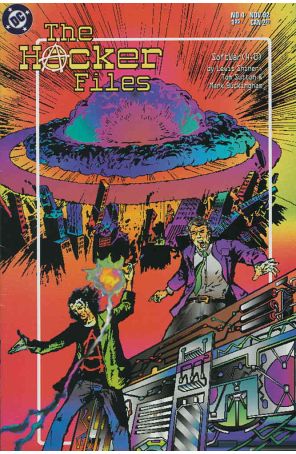 The Hacker Files 4 published by DC with cover art by Tom Canty