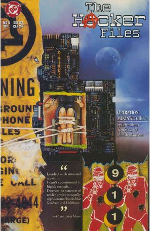 The Hacker Files 5 published by DC with cover art by Tom Canty