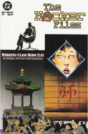 The Hacker Files 8 published by DC with cover art by Tom Canty