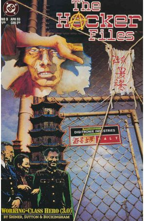 The Hacker Files 9 published by DC with cover art by Tom Canty