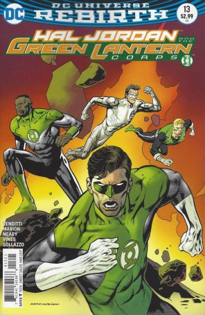 Hal Jordan And the Green Lantern Corps 13A published by DC with cover art by Kevin Nowlan