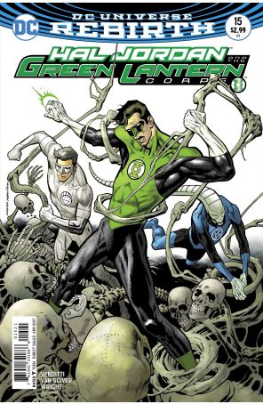 Hal Jordan And the Green Lantern Corps 15A published by DC with cover art by Kevin Nowlan