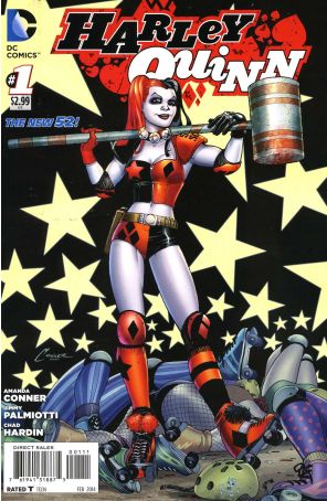 Harley Quinn (2nd Series) 1 published by DC with cover art by Amanda Conner