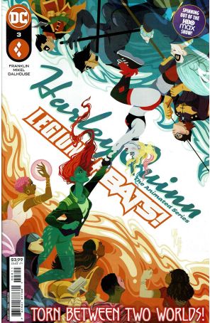 Harley Quinn: The Animated Series: Legion of Bats! 3 published by DC with cover art by Yoshi Yoshitani