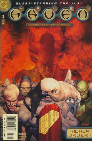Haven: The Broken City 2 published by DC with cover art by Ariel Olivetti