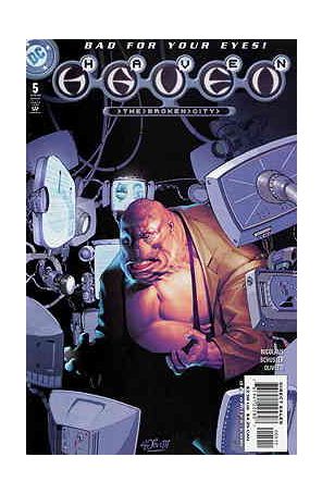 Haven: The Broken City 5 published by DC with cover art by Ariel Olivetti