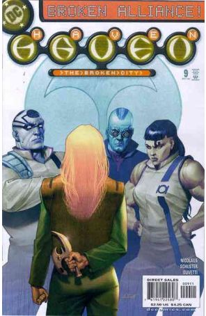 Haven: The Broken City 9 published by DC with cover art by Ariel Olivetti