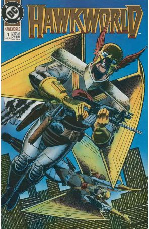 Hawkworld 1 published by DC with cover art by Graham Nolan