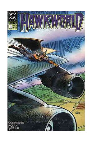 Hawkworld 11 published by DC with cover art by Graham Nolan