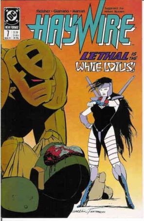 Haywire 7 published by DC with cover art by Vince Giarrano