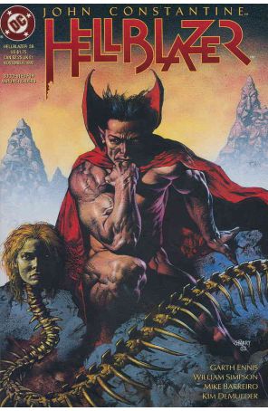 Hellblazer 59 published by DC with cover art by Glenn Fabry